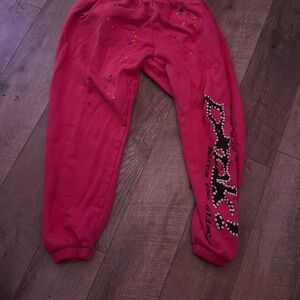 Pink spider pants